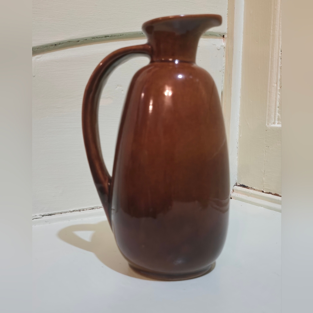 Elegant FRANKOMA Brown Ceramic Pitcher